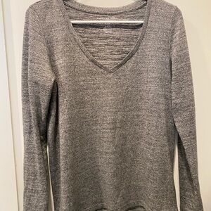 American Eagle Outfitters Gray Soft & Sexy Plush Top
